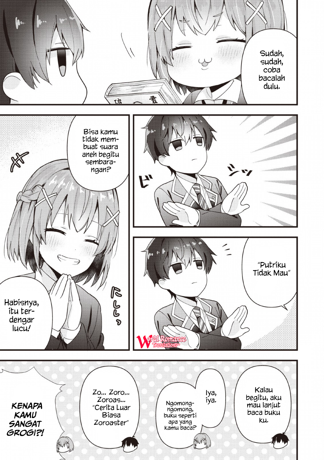 The Cute Girl Sitting Next to Me Is Trying to Make Me Fall in Love With Her as a Way to Ridicule Me, but the Tables Were Turned on Her Before She Knew It Chapter 01 Gambar 13